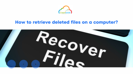 How to retrieve deleted files on a computer?