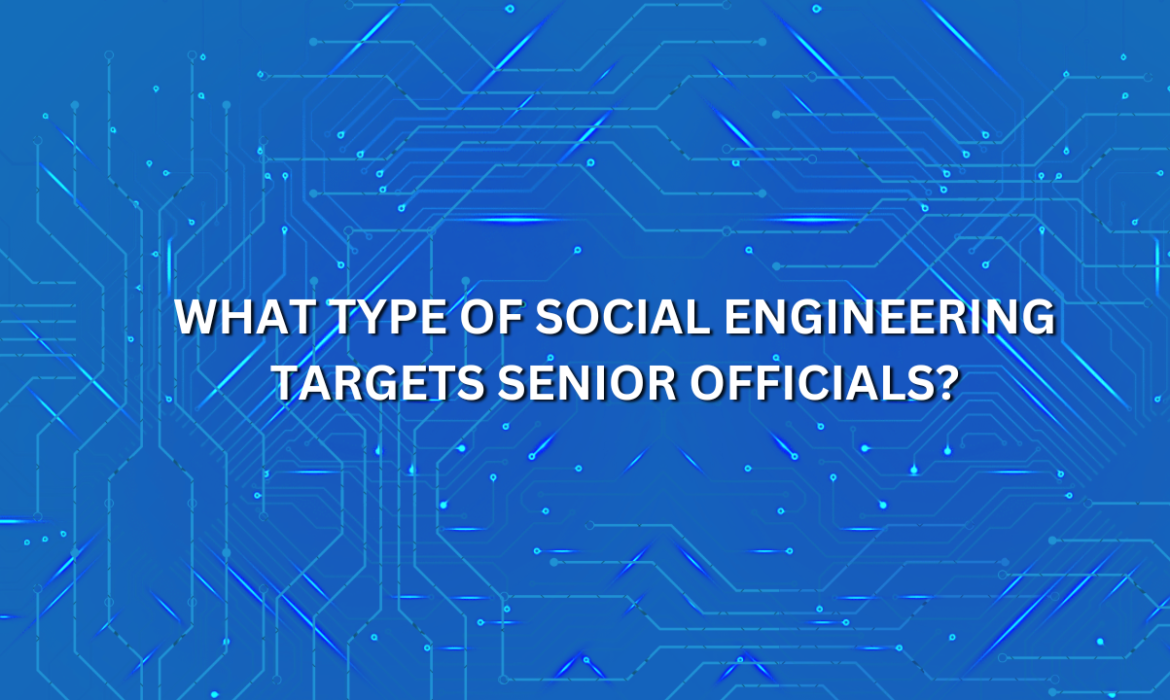 what type of social engineering targets senior officials